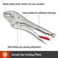 Crescent CLP5SETN-08 5 Piece Curved and Long Nose Locking Plier Set