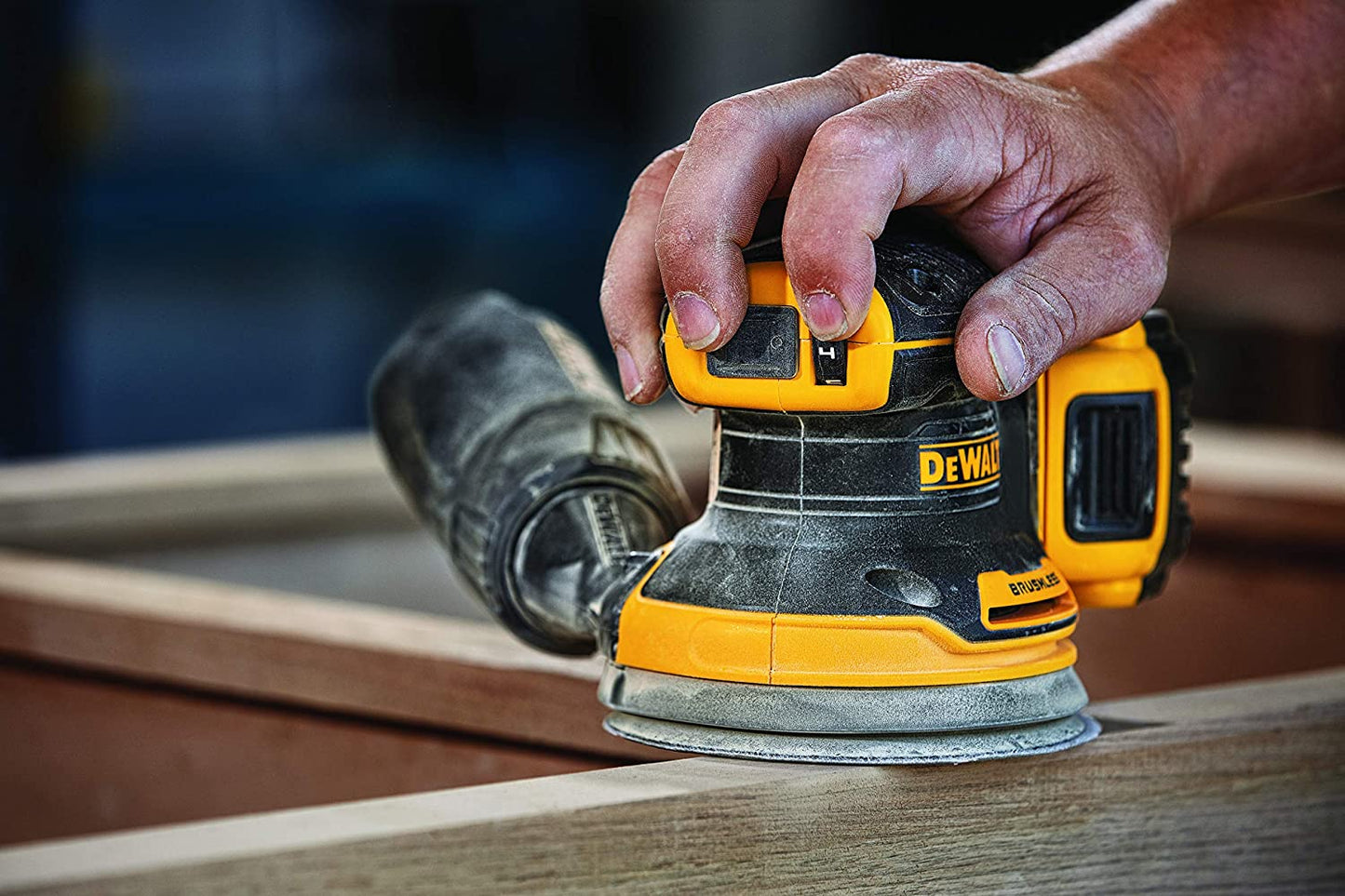 Dewalt DCW210P1 20V Max* Xr® Brushless 5 In. Cordless Variable Speed Random Orbital Sander Kit (5.0 Ah Battery)