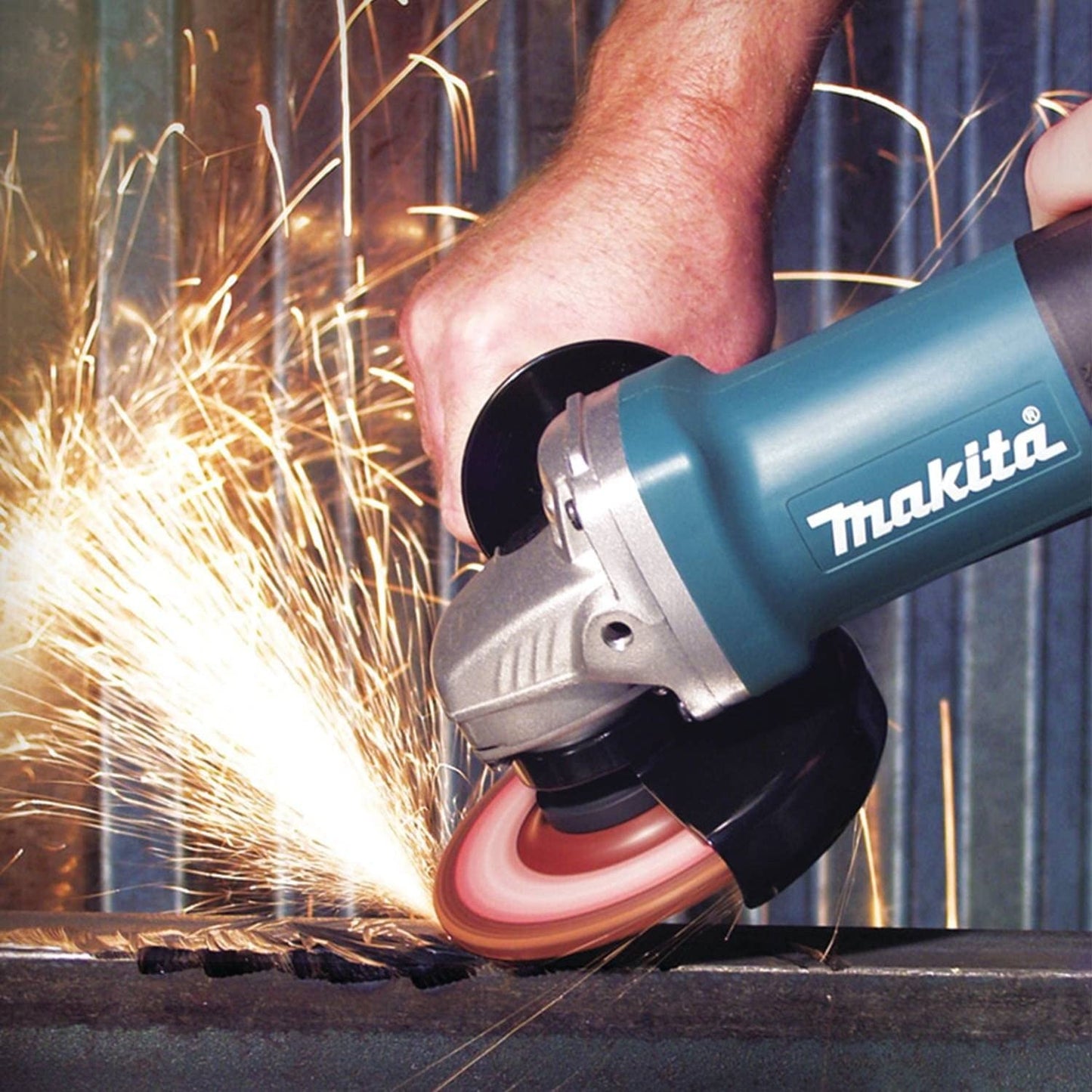 Makita LW1401X2 14" Cut‑Off Saw with 4‑1/2" Paddle Switch Angle Grinder