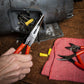 Crescent 10338CVNN 8" Long Chain Nose Pliers Dipped Grip
