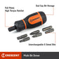 Crescent CMBS61R 6-in-1 Stubby Ratcheting Multi-Bit Driver