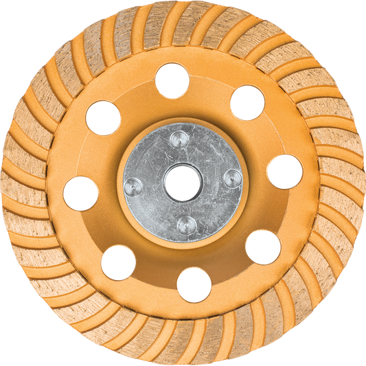 Makita A-98871 5" Low‑Vibration Diamond Cup Wheel, Turbo