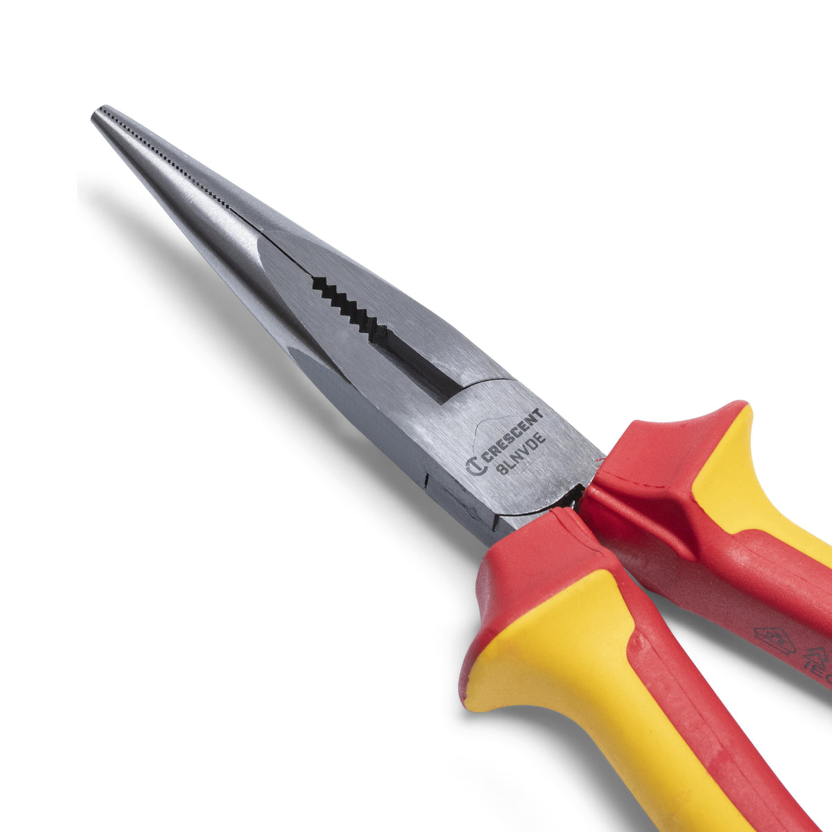 Crescent 8LNVDE 8" VDE Insulated Long Nose Pliers