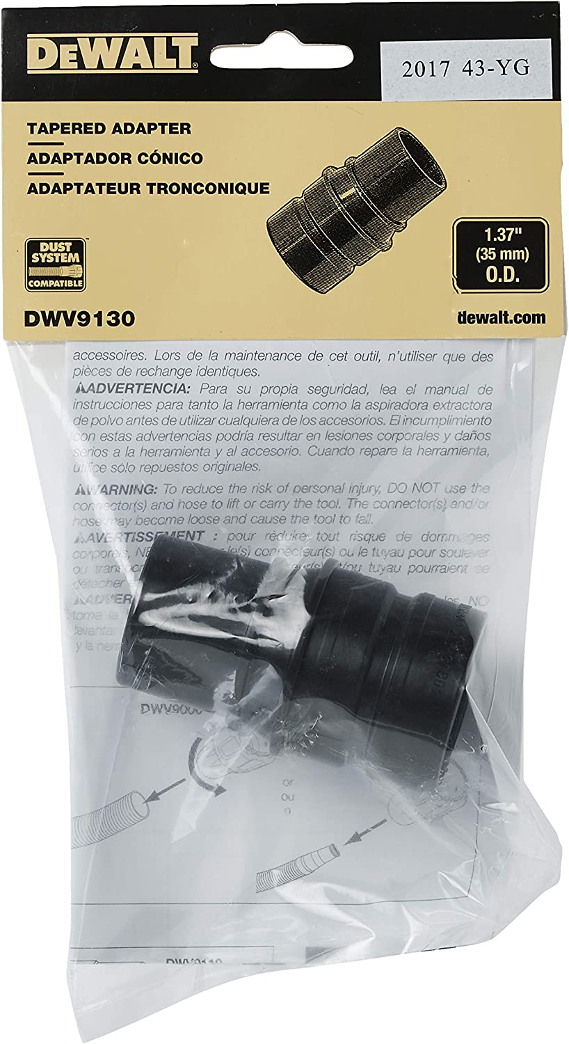 Dewalt DWV9130 35Mm Tool Adapter For Dust Extractors