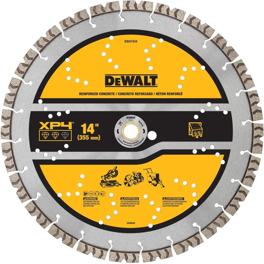 Dewalt DW47434 Xp4 Reinforced Concrete Segmented Diamond Blade