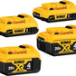 Dewalt DCB324-4 20V Max* Lithium Ion Battery 4-Pack