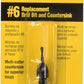 Dewalt DW2710 #6 Replacement Drill Bit & Countersink