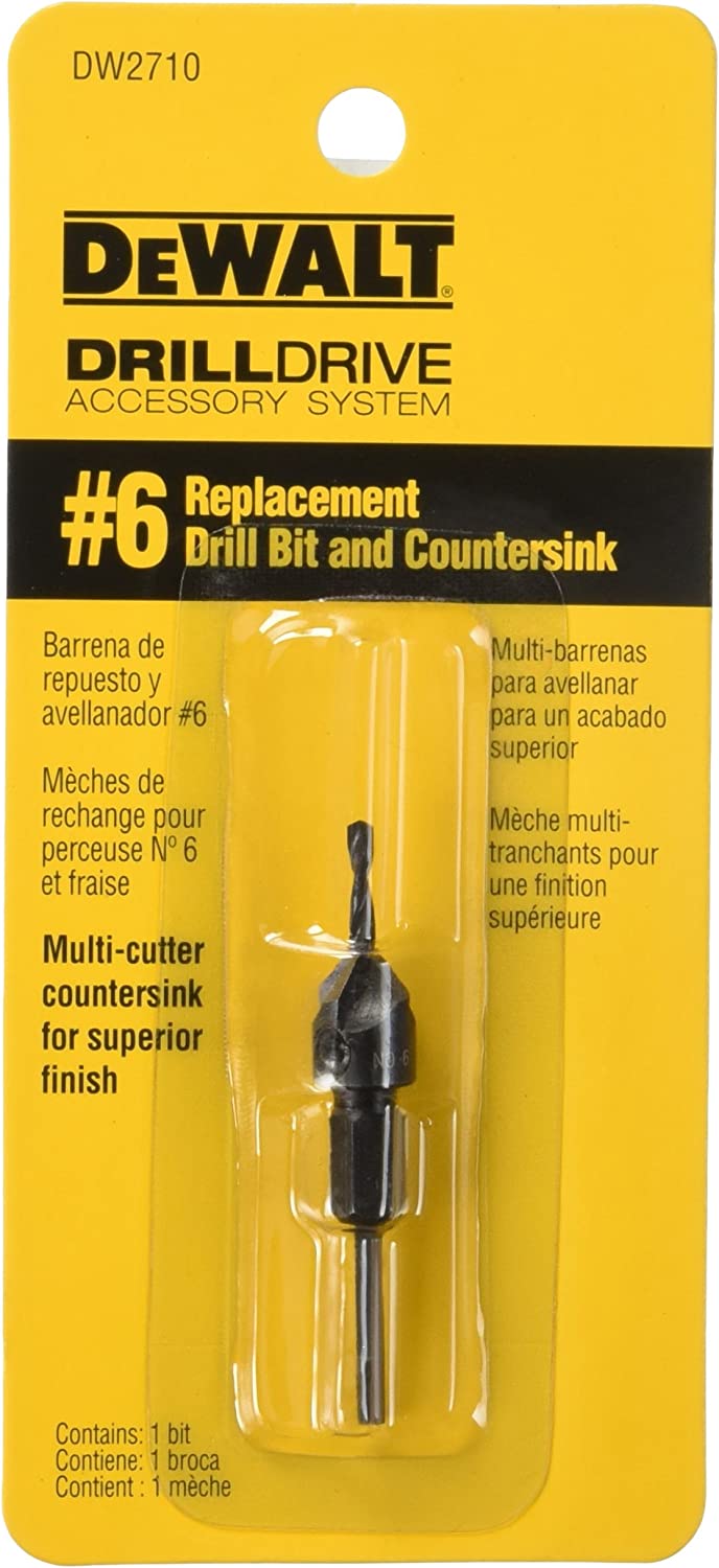 Dewalt DW2710 #6 Replacement Drill Bit & Countersink