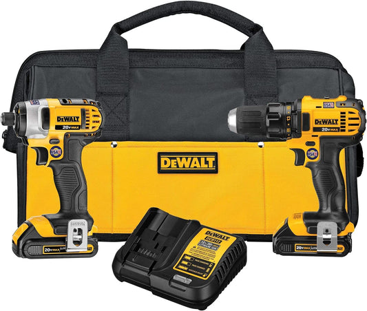 Dewalt DCK280C2 20V Max Li-Ion Compact Drill & Impact Combo Kit