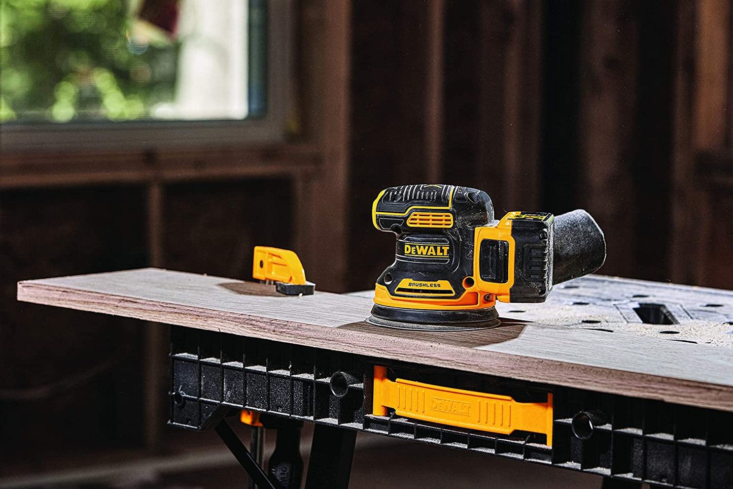 Dewalt DCW210B 20V Max* Xr® 5 In Brushless Cordless Variable-Speed Random Orbital Sander (Tool Only)