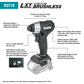 Makita XDT18ZB 18V LXT® Lithium‑Ion Sub‑Compact Brushless Cordless Impact Driver, Tool Only