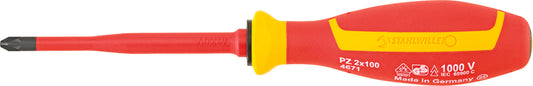Stahlwille 46713002 4671 VDE 2 POZIDRIV-SCHRAUBENDREHER Vde Cross-Head Screwdriver Pz Drall+