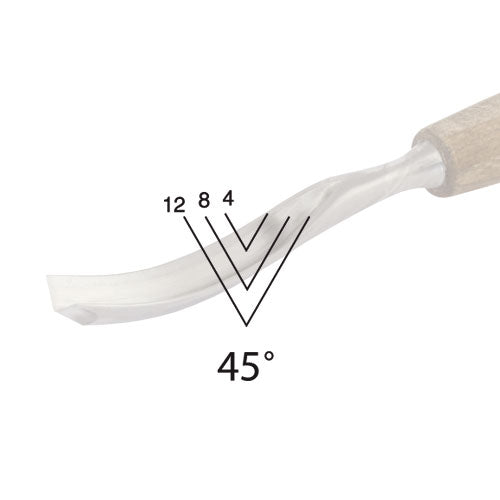 Narex Tools 826854 Straight Carving Chisel 4 mm