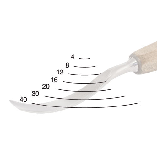 Narex Tools 826204 Straight Carving Chisel 4 mm