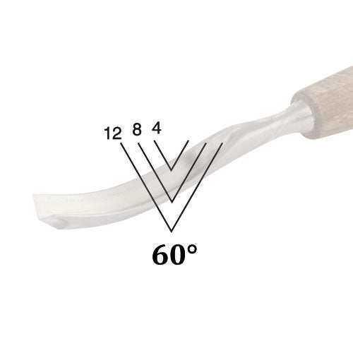 Narex Tools 826808 Straight Carving Chisel 8 mm