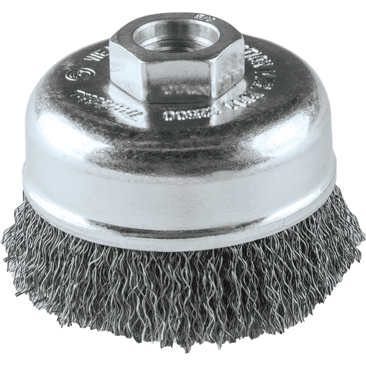 Makita A-98398 3" Crimped Wire Cup Brush, 5/8"‑11