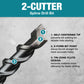 Makita B-63959 3/8" x 12" Spline Bit, 2‑Cutter