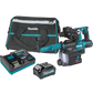Makita GRH01M1W 40V max XGT® Brushless Cordless 1‑1/8" SDS‑PLUS AVT® Rotary Hammer Kit w/ Dust Extractor, AFT®, AWS® Capable (4.0Ah)