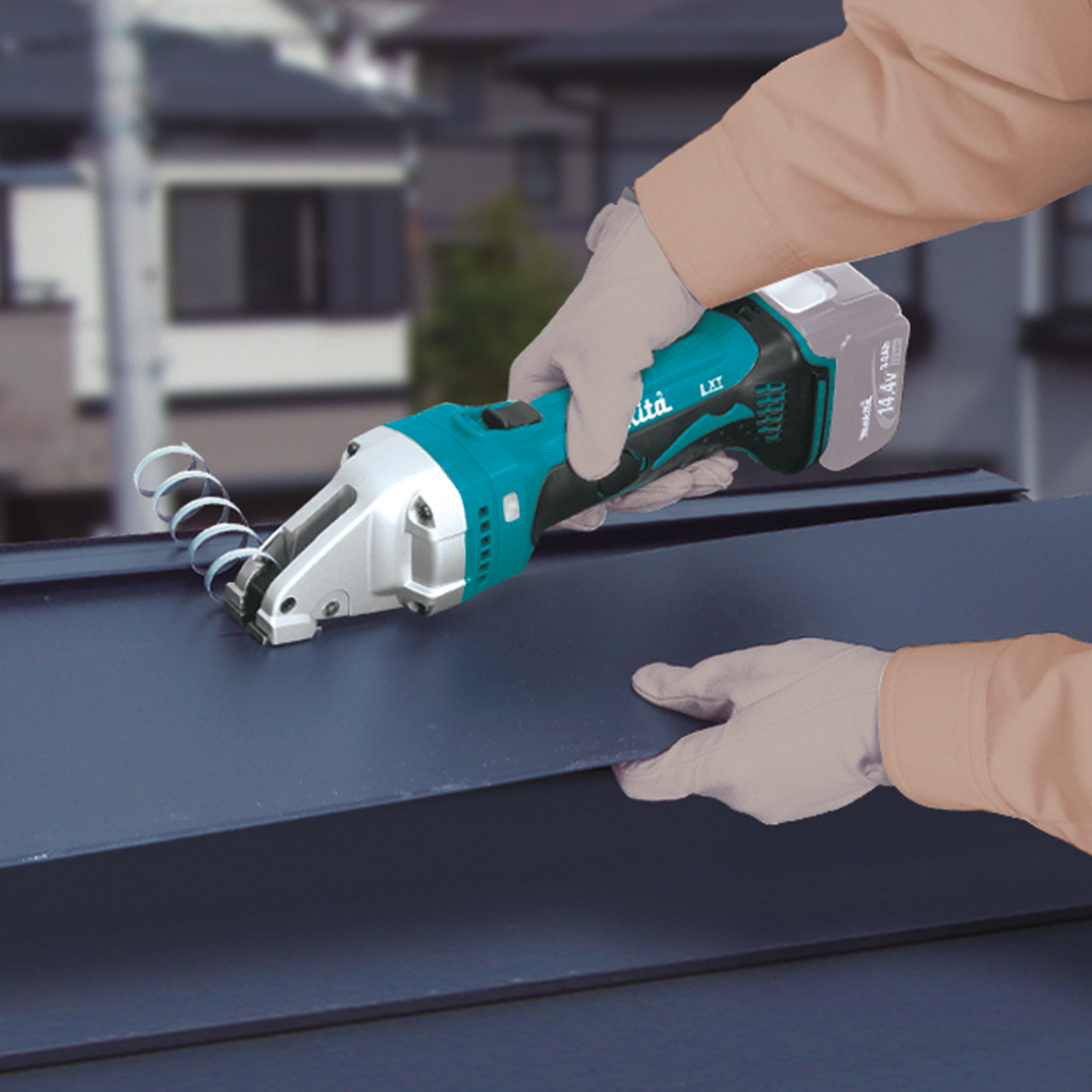 Makita XSJ02Z 18V LXT® Lithium‑Ion Cordless 16 Gauge Compact Straight Shear, Tool Only