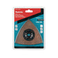 Makita E-08654 StarlockMax® Oscillating Multi‑Tool 4‑1/2" Tungsten Carbide 60 Grit Delta Triangle Sanding Pad