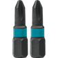 Makita A-98837 ImpactX #2 Phillips Drywall 1³ Insert Bit, 2/pk