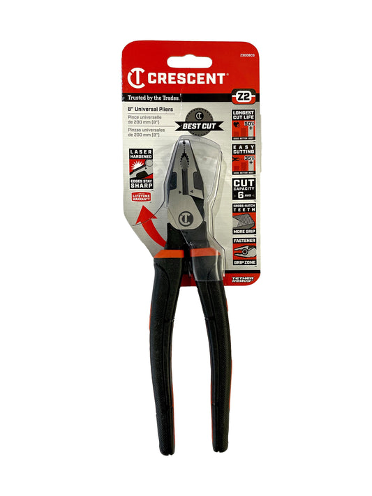 Crescent Z3008CG-06 8" Z2 Dual Material Universal Plier