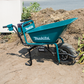 Makita XUC01X1 18V X2 LXT® Brushless Cordless Power‑Assisted Wheelbarrow, Tool Only