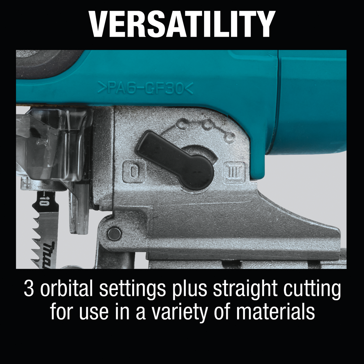 Makita XVJ03Z 18V LXT® Lithium‑Ion Cordless Jig Saw, Tool Only