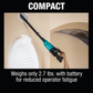 Makita XLC03R1BX4 18V LXT® Lithium‑ion Compact Brushless Cordless Vacuum Kit, Trigger w/ Lock (2.0Ah)