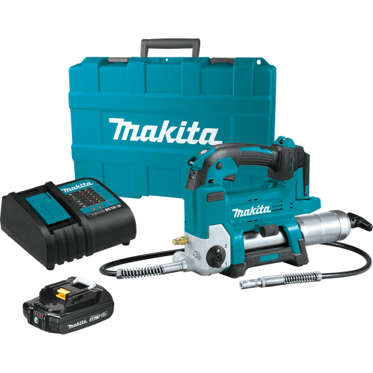 Makita XPG01SR1 18V LXT® Lithium‑Ion Cordless Grease Gun Kit (2.0Ah)