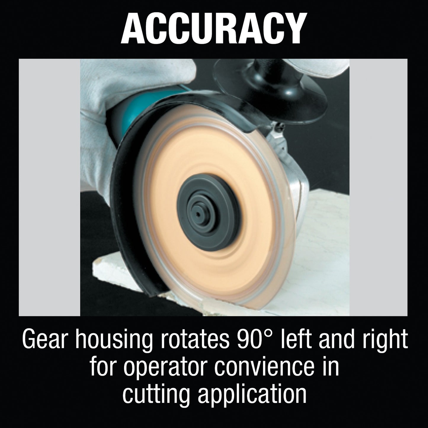 Makita 9557NB 4‑1/2" Angle Grinder, with AC/DC Switch