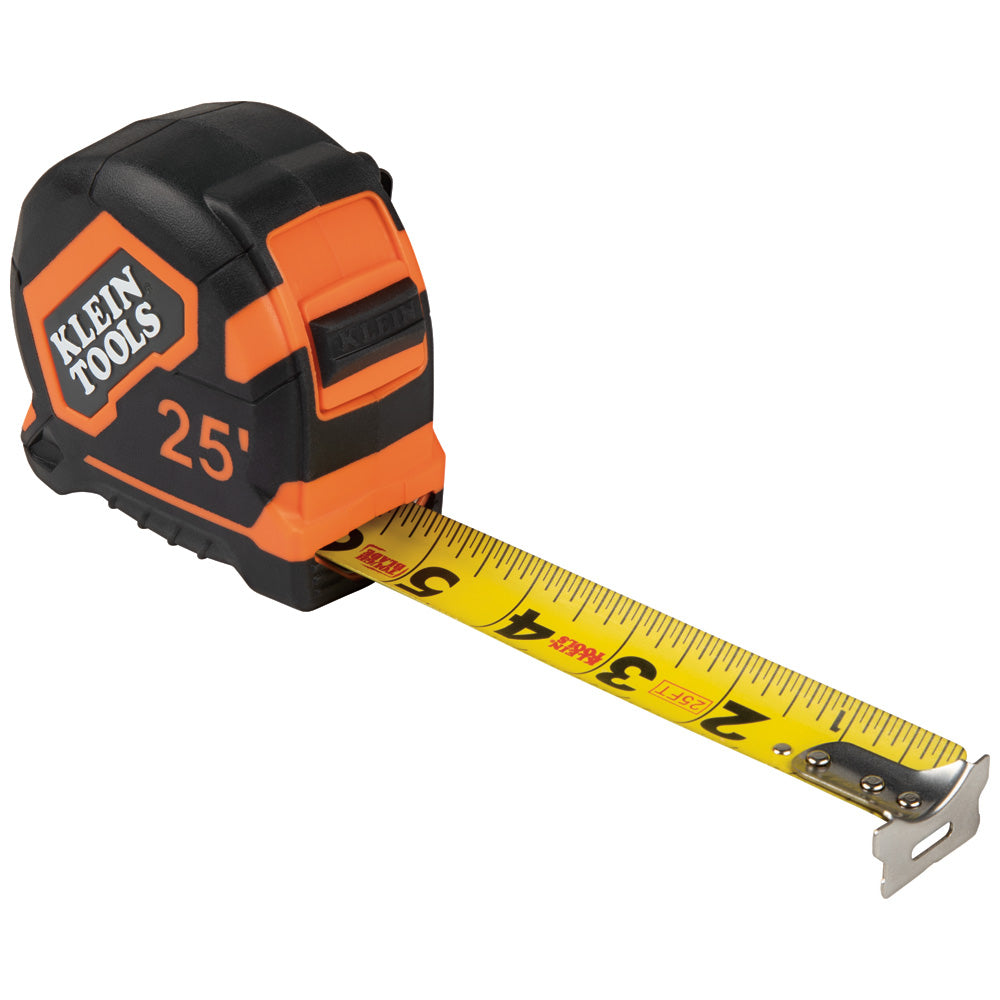 Klein Tools 9125 Tape Measure, 25-Foot Single-Hook