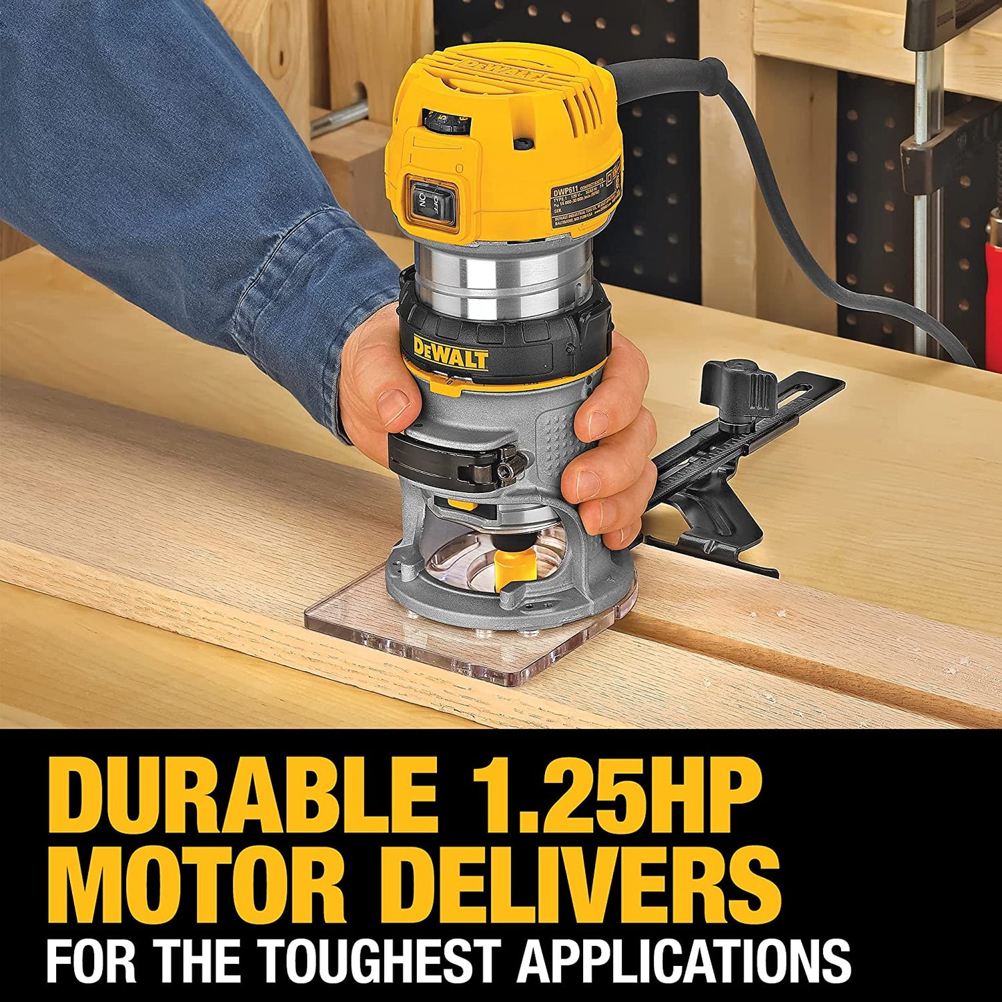 Dewalt DWP611 1-1/4 Hp Max Torque Variable Speed Compact Router