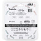 Makita E-12821 7‑1/4" 60T Carbide‑Tipped Max Efficiency Saw Blade, Metal/Stainless Steel