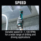 Makita AD03R1 12V max CXT® Lithium‑Ion Cordless 3/8" Right Angle Drill Kit (2.0Ah)