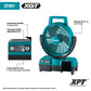 Makita CF001GZ 40V max XGT® Cordless/Corded 9‑1/4" Fan, Tool Only