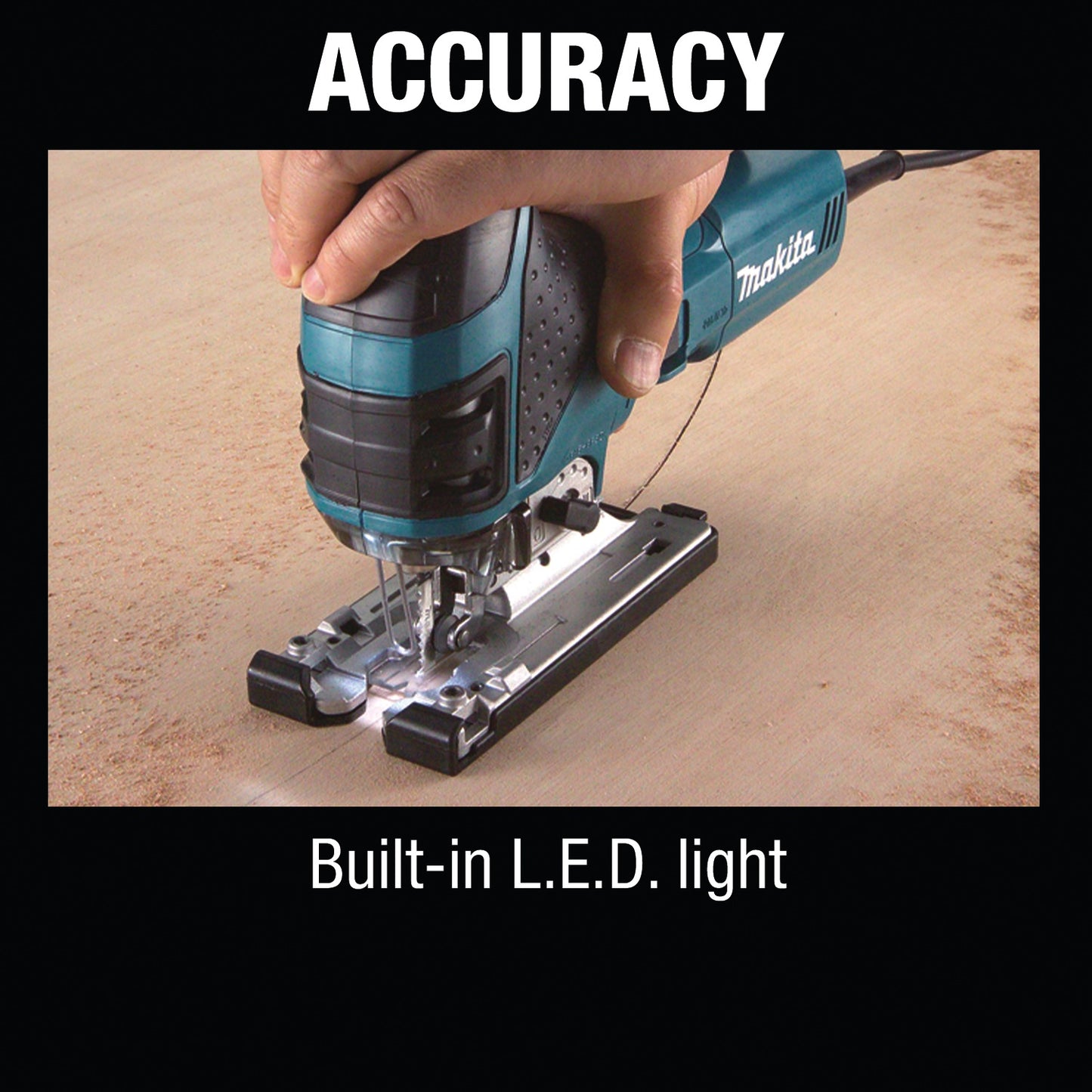 Makita 4351FCT Barrel Grip Jig Saw, with "Tool‑less" Blade Change