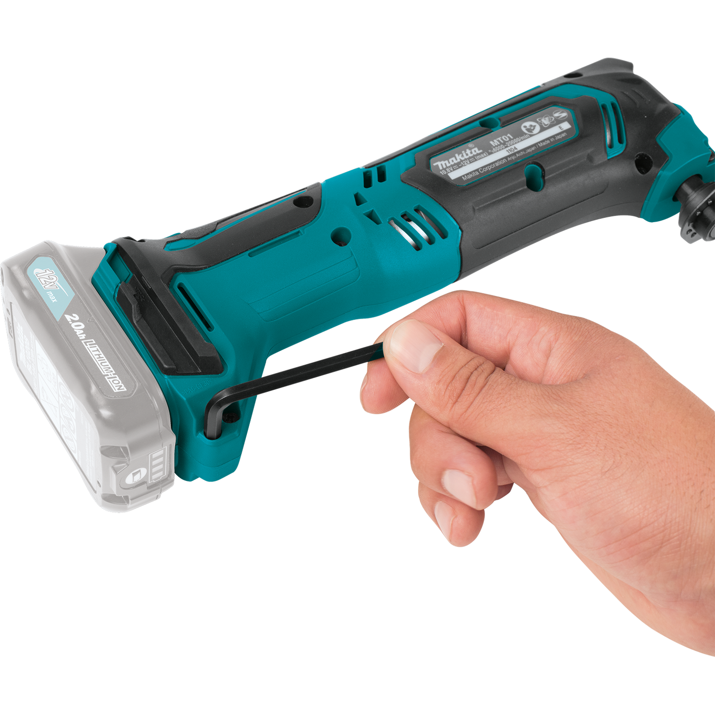 Makita MT01Z 12V max CXT® Lithium‑Ion Cordless Oscillating Multi‑Tool, Tool Only