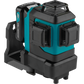Makita SK700DNAJ 12V max CXT® Lithium‑Ion Cordless Self‑Leveling 360° 3‑Plane Red Laser Kit (2.0Ah)