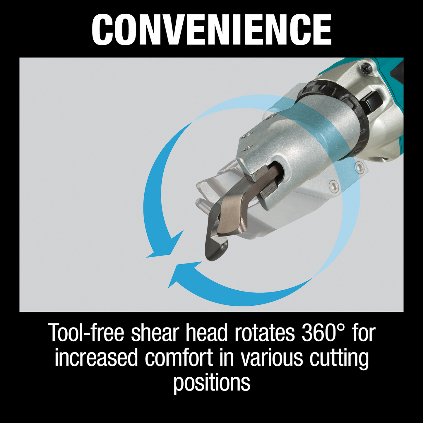 Makita XSJ04Z 18V LXT® Lithium‑Ion Brushless Cordless 18 Gauge Offset Shear, Tool Only