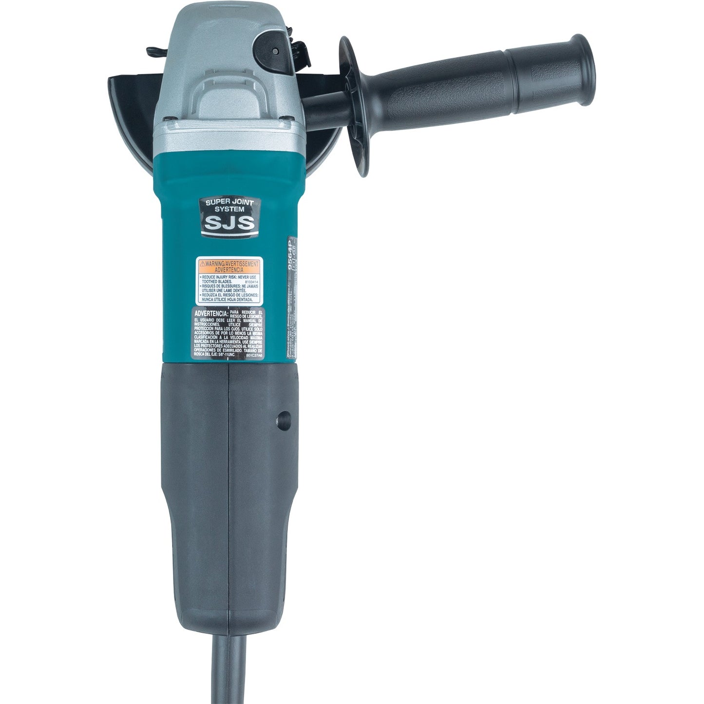 Makita 9564P 4‑1/2" SJS™ Paddle Switch Angle Grinder