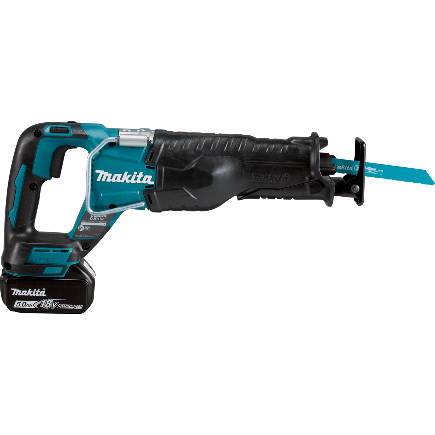 Makita XRJ05T 18V LXT® Lithium‑Ion Brushless Cordless Recipro Saw Kit (5.0Ah)