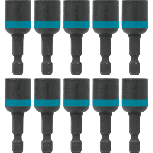 Makita A-99487 ImpactX™ 7/16″ x 1‑3/4″ Magnetic Nut Driver, 10/pk, Bulk