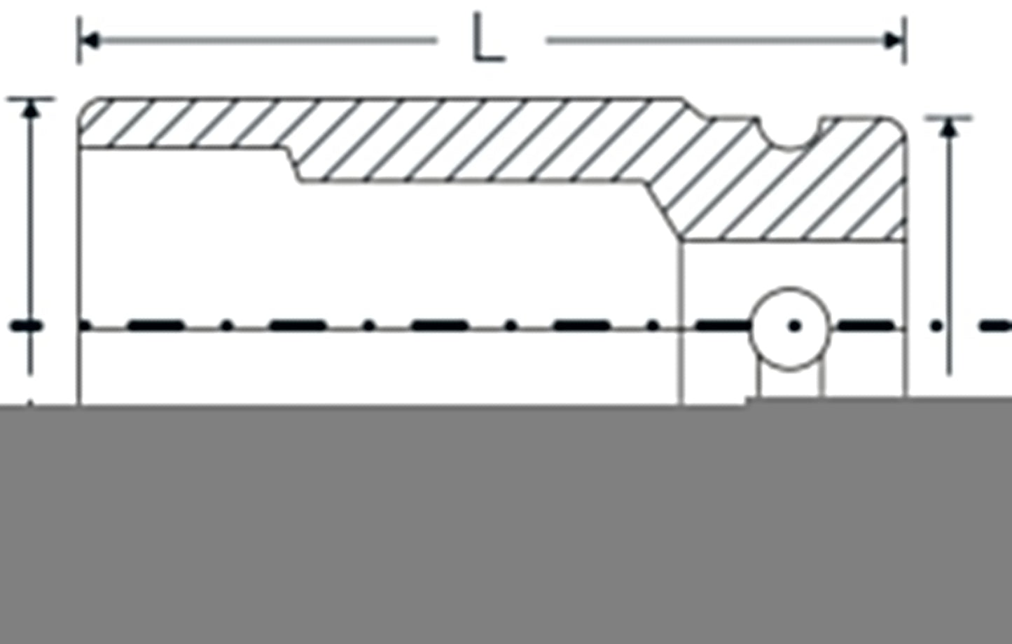 Stahlwille 26010036 60 IMP 36 Impact Sockets