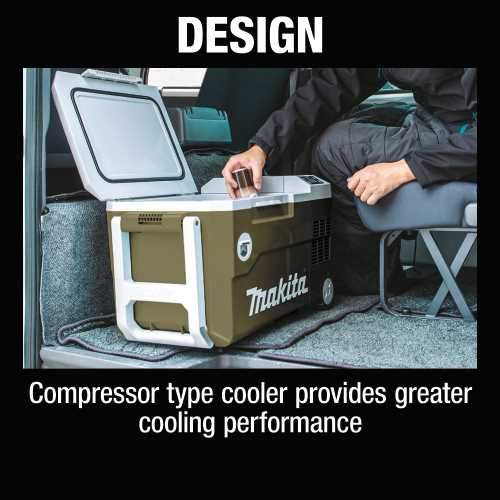 Makita ADCW180Z Outdoor Adventure™ 18V X2 LXT®, 12V/24V DC Auto, and AC Cooler/Warmer, Tool Only