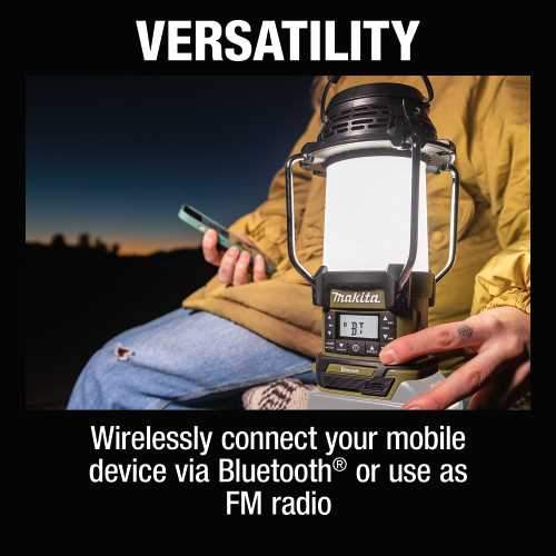 Makita ADRM13 Outdoor Adventure™ 18V LXT® Bluetooth® Radio and L.E.D. Lantern, Tool Only