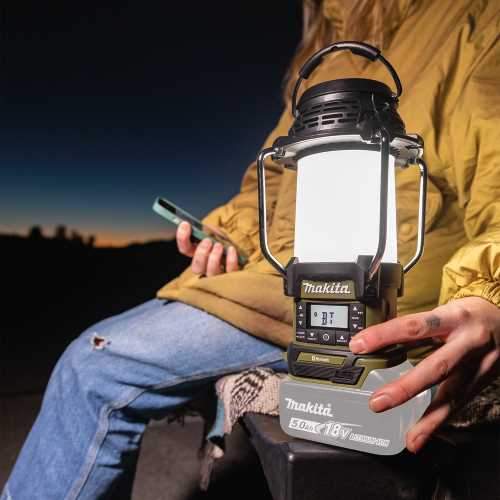 Makita ADRM13 Outdoor Adventure™ 18V LXT® Bluetooth® Radio and L.E.D. Lantern, Tool Only