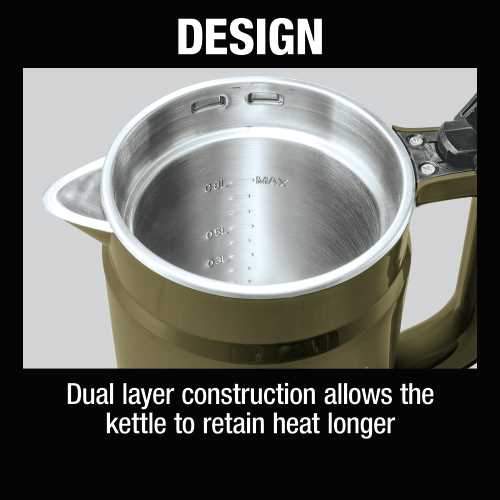 Makita ADTK01Z Outdoor Adventure™ 36V (18V X2) LXT® Hot Water Kettle, Tool Only