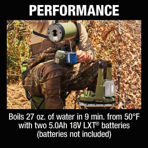 Makita ADTK01Z Outdoor Adventure™ 36V (18V X2) LXT® Hot Water Kettle, Tool Only