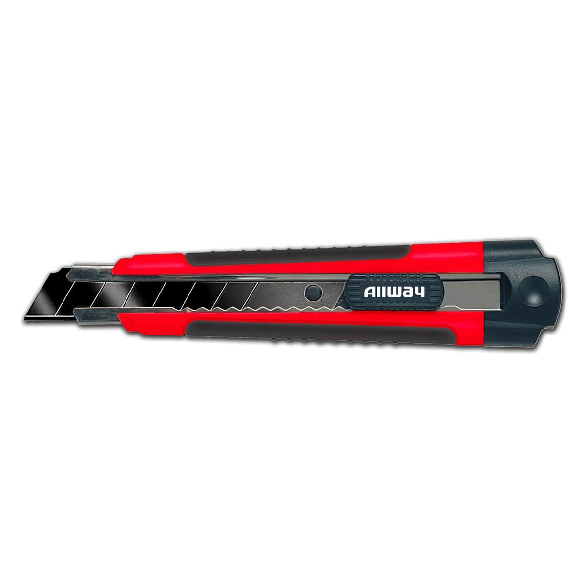 Allway RK7A Soft Grip Auto-Load 18mm Snap-Off Knife, 3 Blades